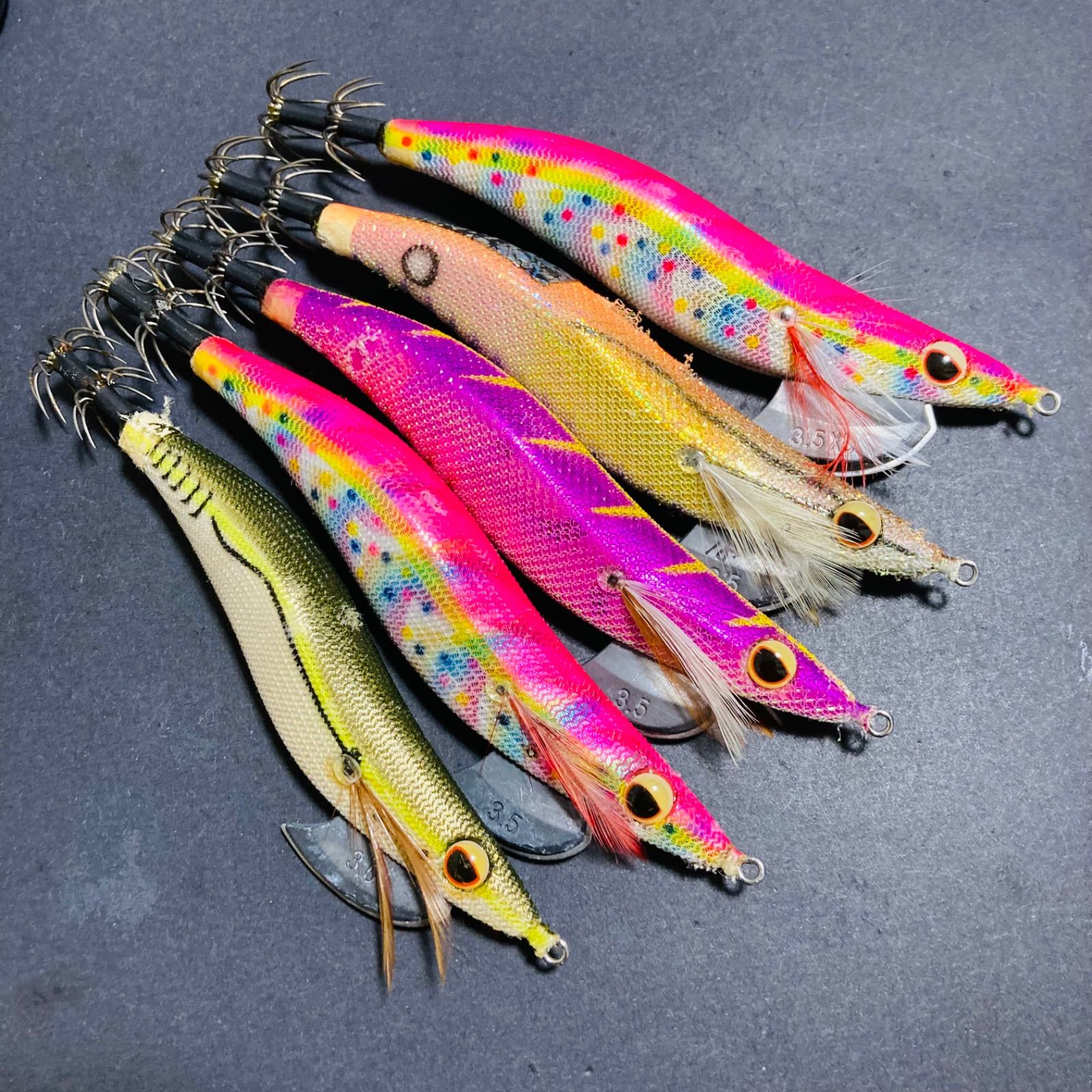 エギ番長 3号 3.5号 エギ エギセット EgiBanchou EverGreen Egi Squid