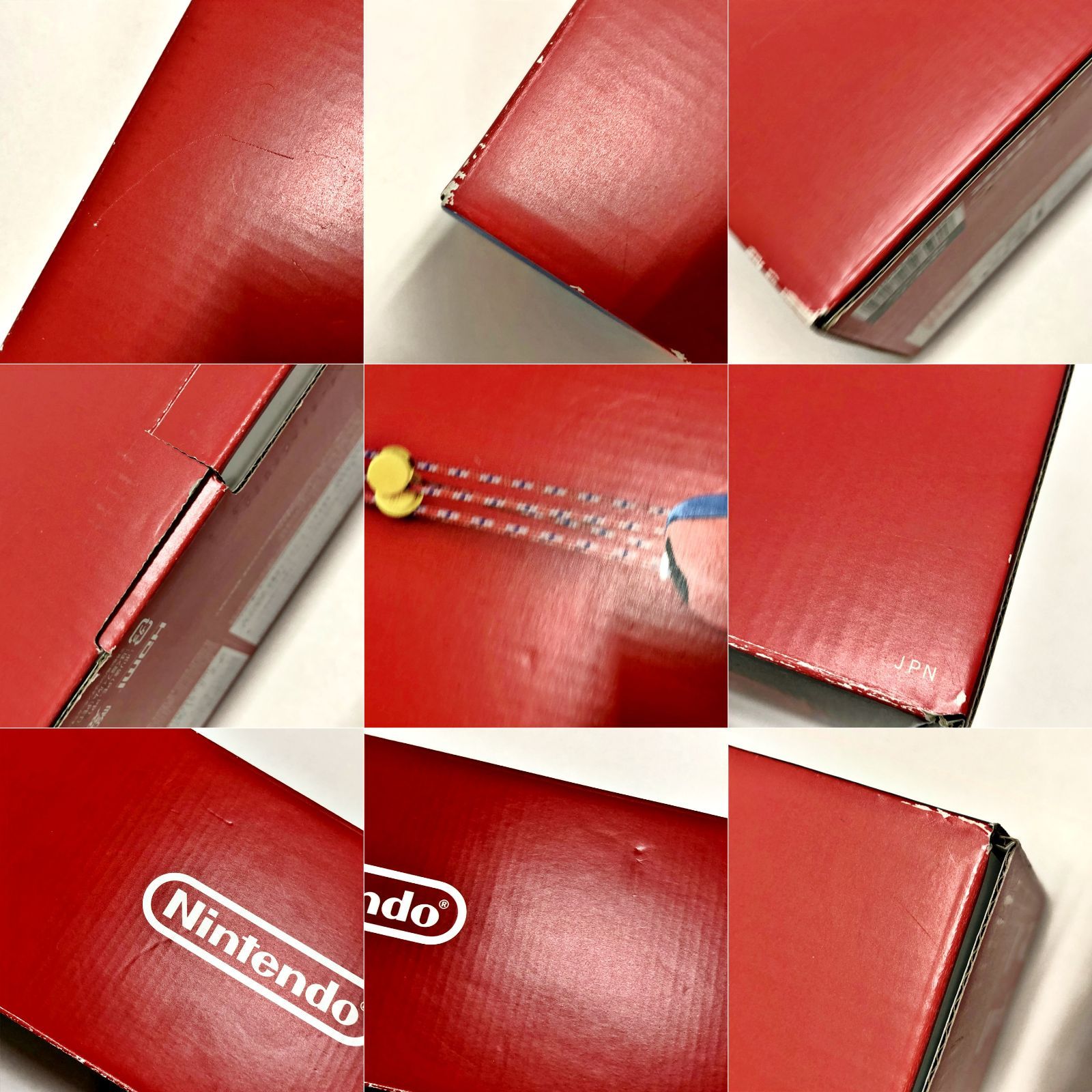 25. 【中古/動確済】Nintendo Switch本体 マリオレッド×ブルー セット