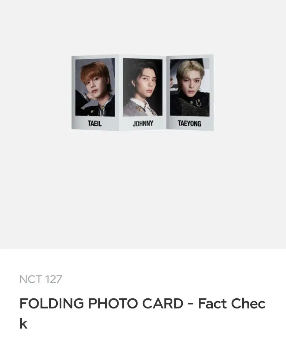 NCT 127 マーク フォールディング トレカ - メルカリ