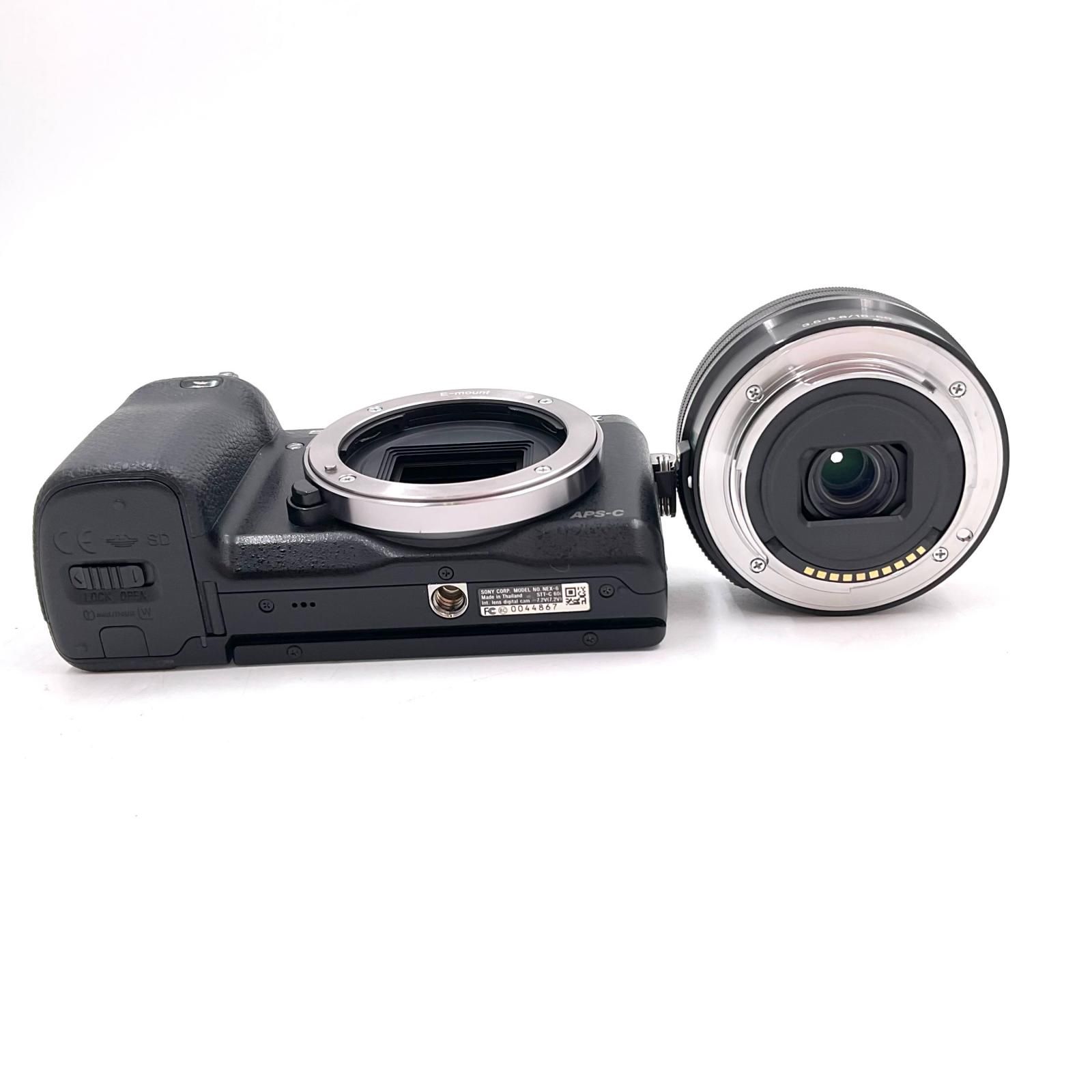 全額返金保証】【最速発送】Sony デジタル一眼 α NEX-6L パワーズーム