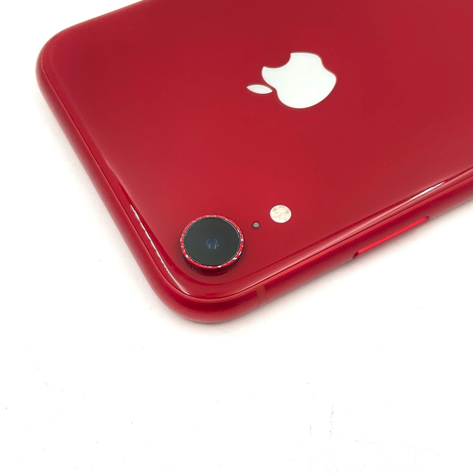 iPhone XR 128GB (PRODUCT)RED SIMフリー 白ロム 動作確認済 80%【全額