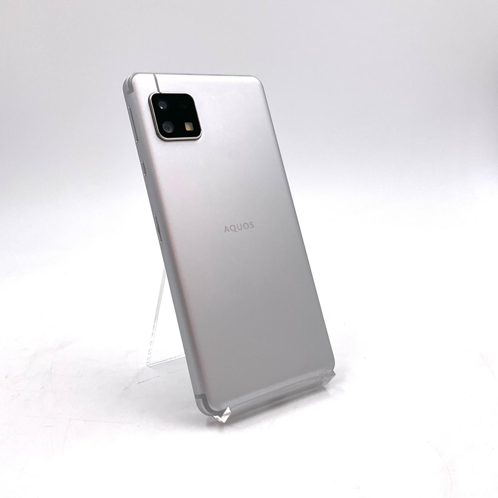 全額返金保証】【最速発送】SHARP AQUOS sense4 basic 64GB シルバー