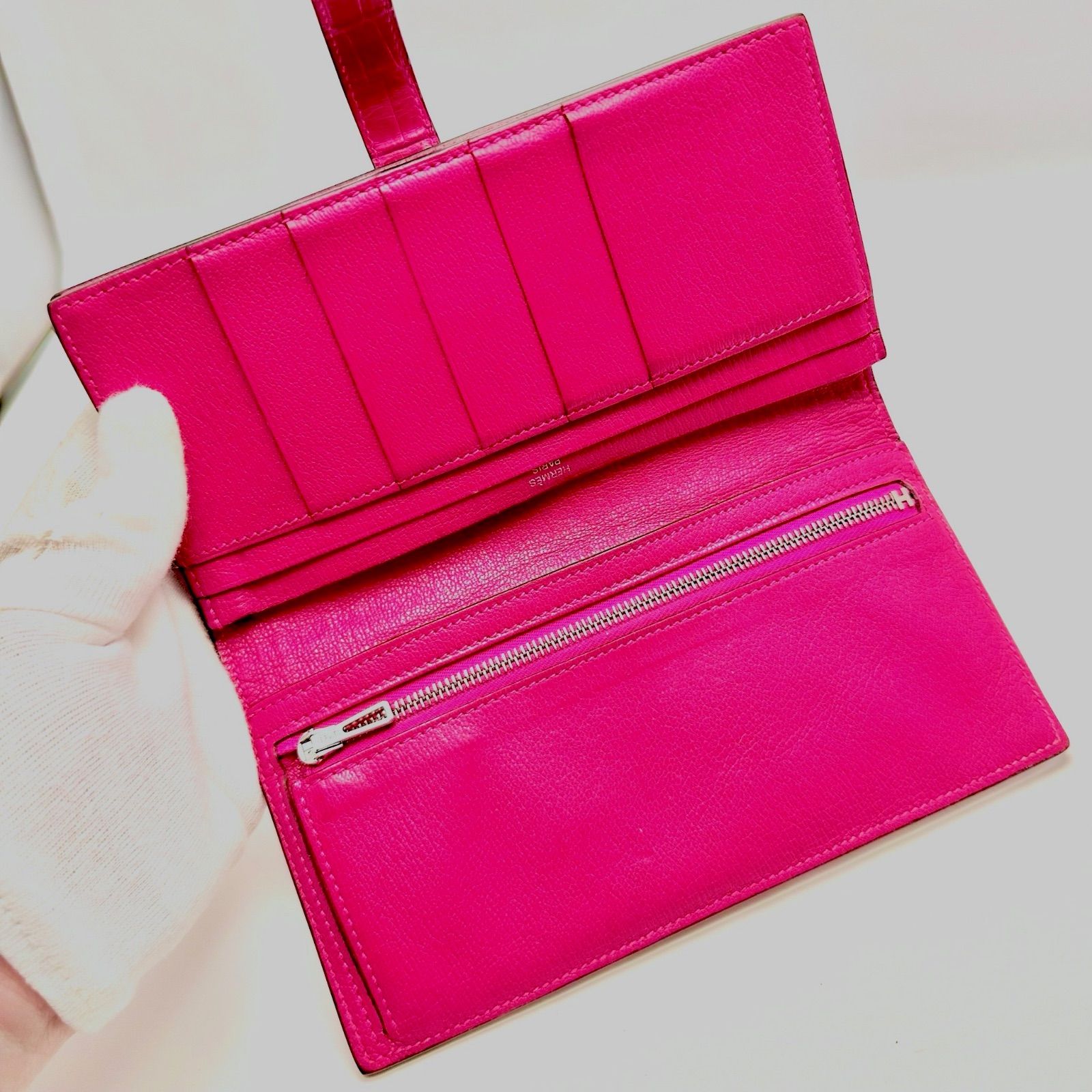 HERMES ‼️値下げ不可‼️刻印Y アリゲーター【鑑定書付】エルメス 