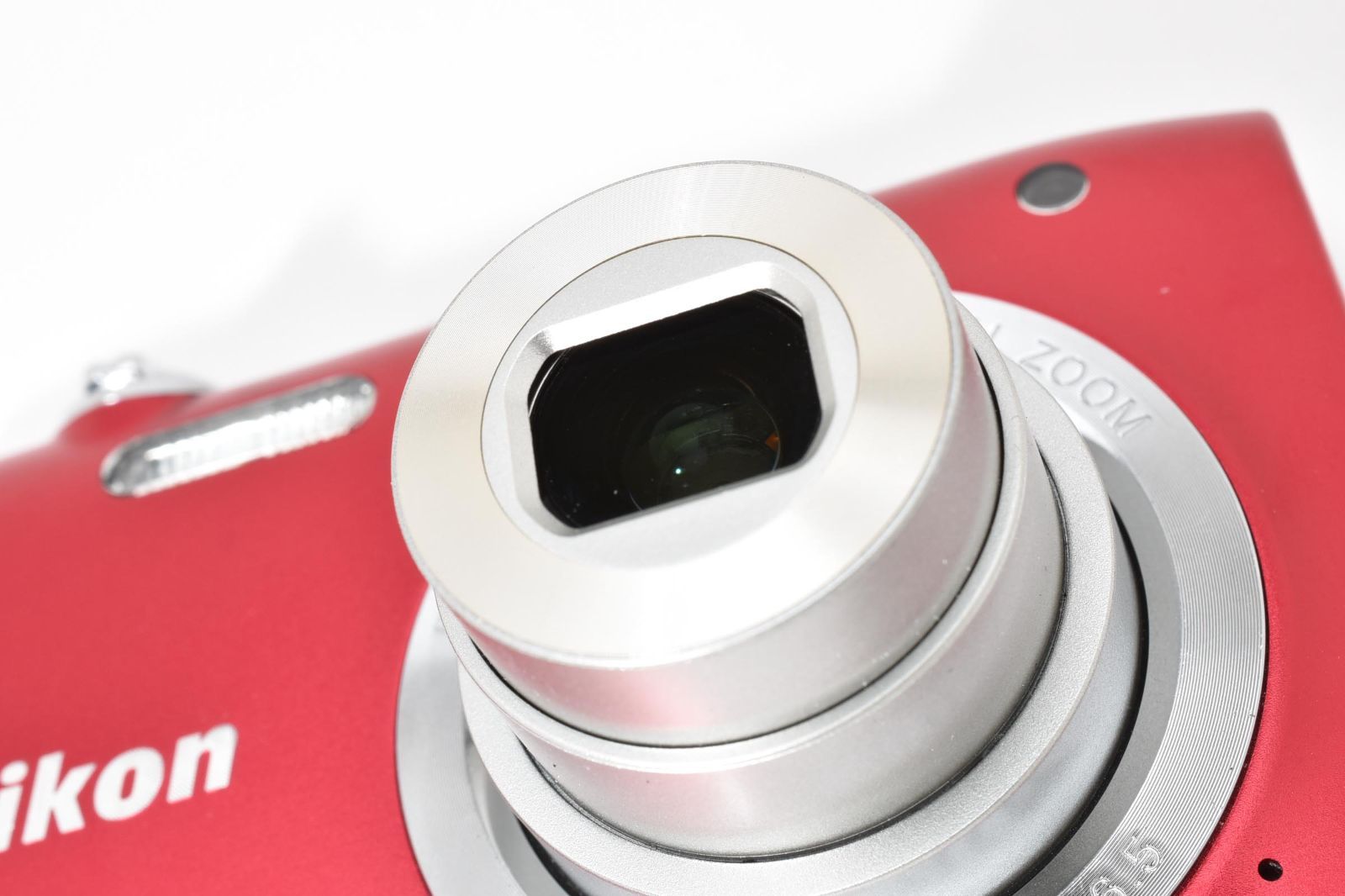 完動品】Nikon COOLPIX S2900 レッド 2005万画素 光学5倍ズーム 動作