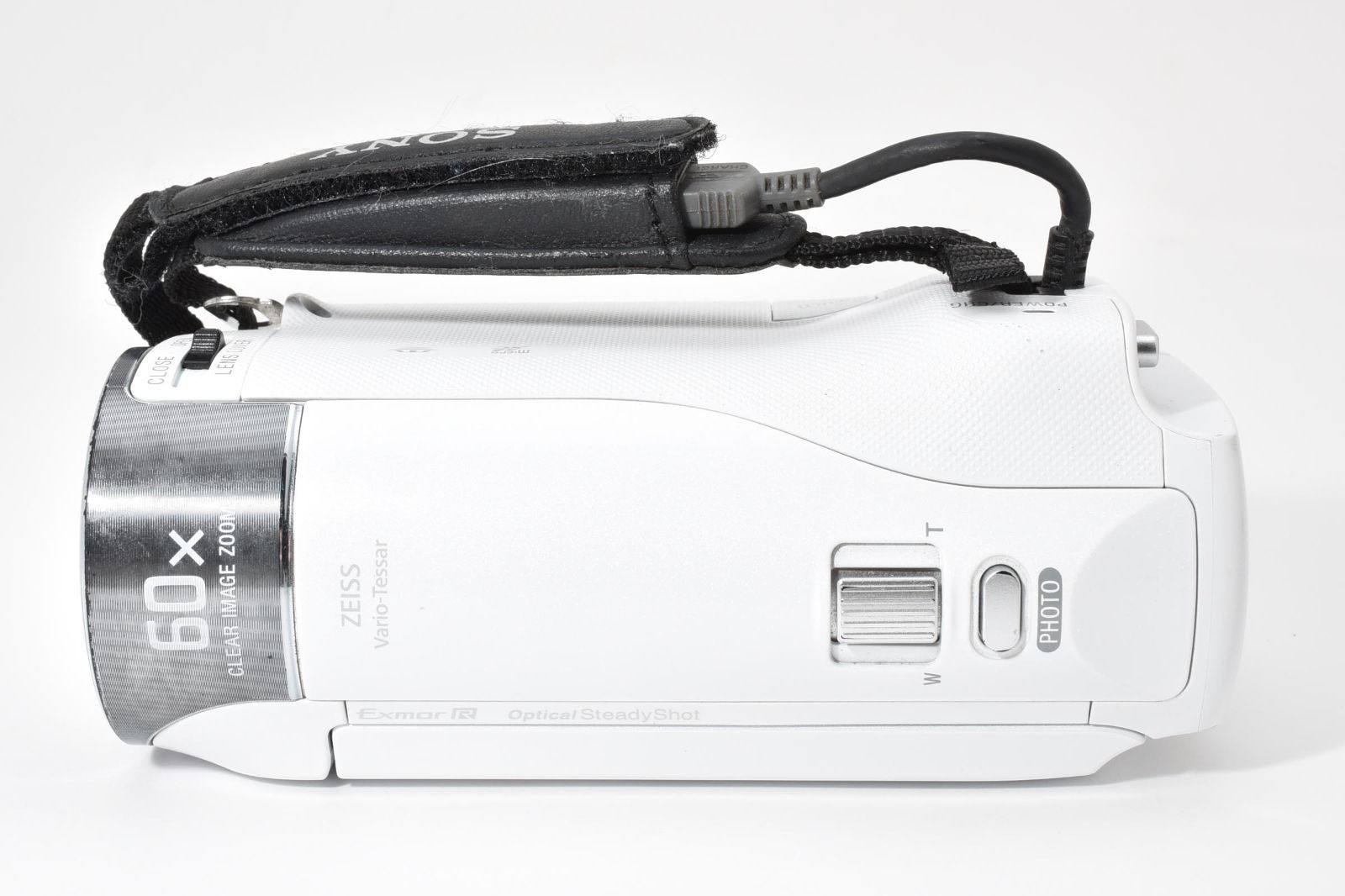 美品・完動品】SONY HDR-CX470 ホワイト ハンディカム 超軽量215g 光学