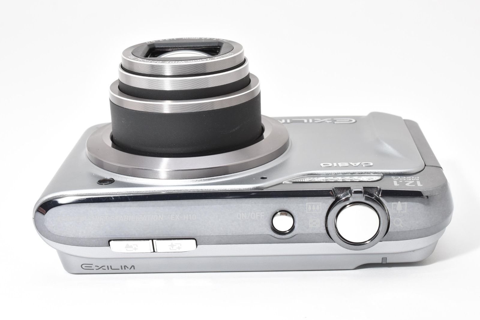 美品・完動品】CASIO EXILIM EX-H10 シルバー 電池持ち1000枚撮影 広角