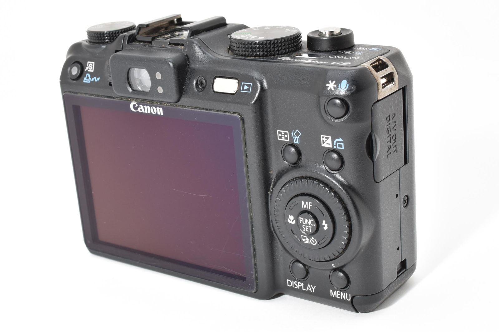 良品・完動品】Canon PowerShot G9 ブラック 名機 高級コンデジ 1210万