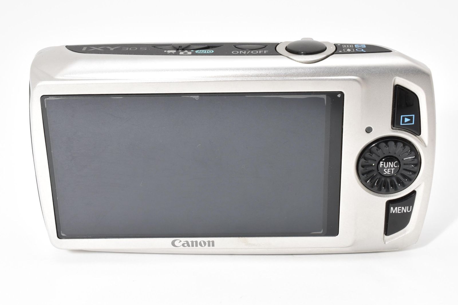 美品】Canon IXY 30S シルバー f2.0明るいレンズ搭載 夜景に強い 裏面