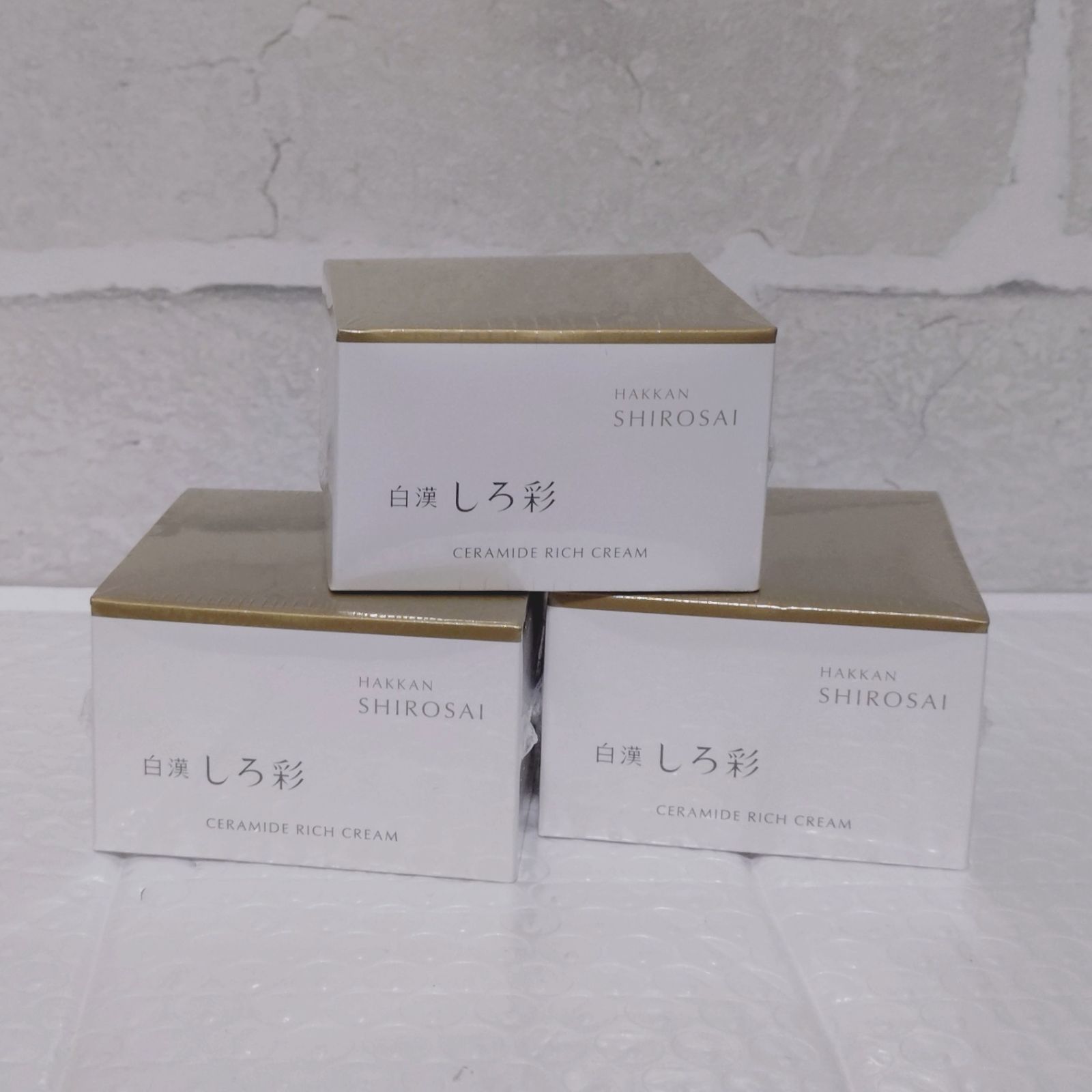白漢しろ彩Ceramide Rich Cream 4個セット 白漢 しろ彩クリーム30g