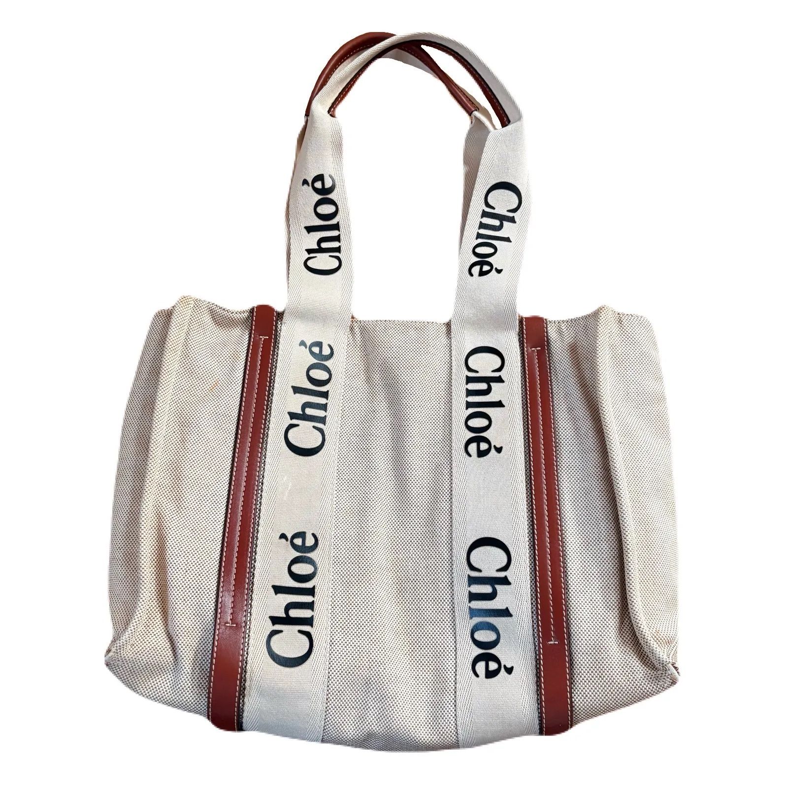 chloe クロエ トートバッグ WOODY MIDIUM TOTE BAG ミディアムトート 