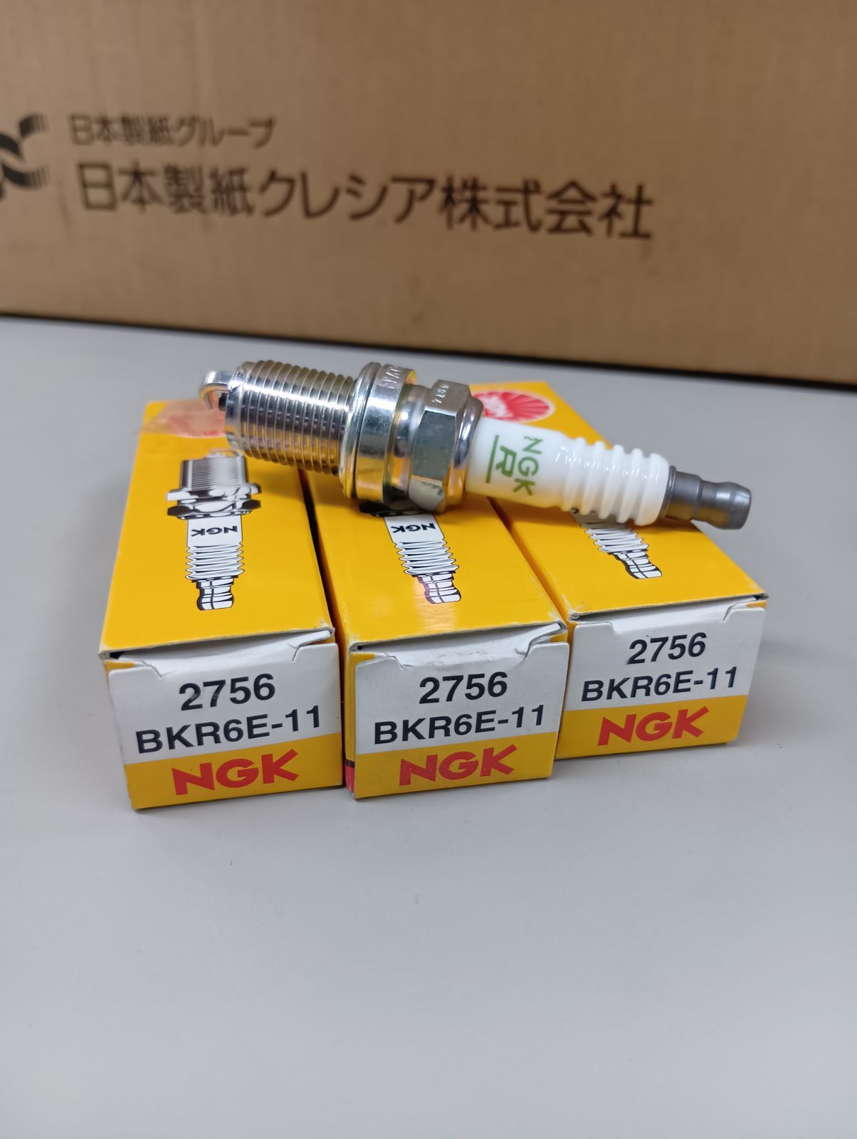 NGK BKR6E‑11 2756 スパークプラグ 3本セット 新品未使用 - メルカリ