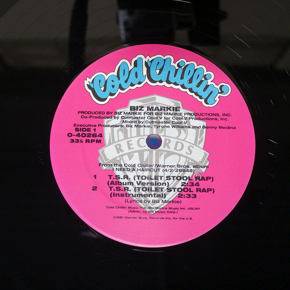 米 US盤 BIZ MARKIE/T.S.R. (TOILET STOOL RAP) / BUSY DOING NUTHIN