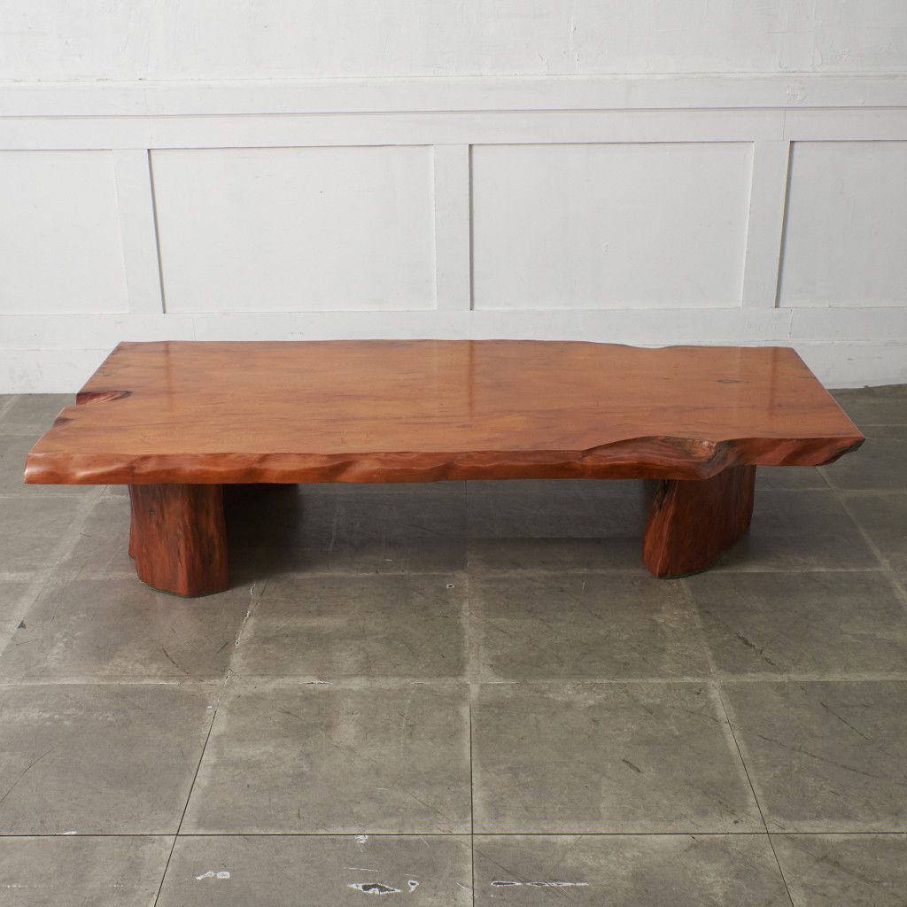 世界自然遺産 屋久杉 一枚板 座卓 テーブル ローテーブル ソファ