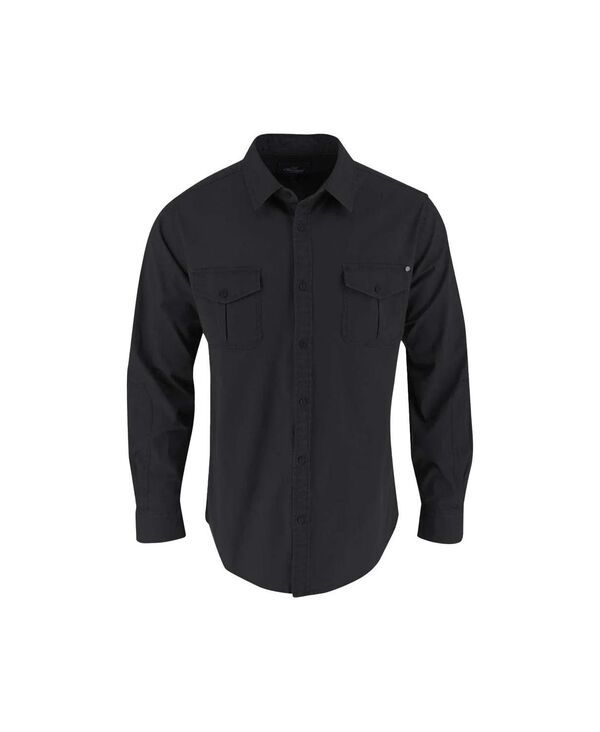 ソログッド メンズ トップス シャツ ボタンダウン ダウン Thorogood Mens Utility Stretch Shop Long Sleeve Button Down Shirt Black ブラック