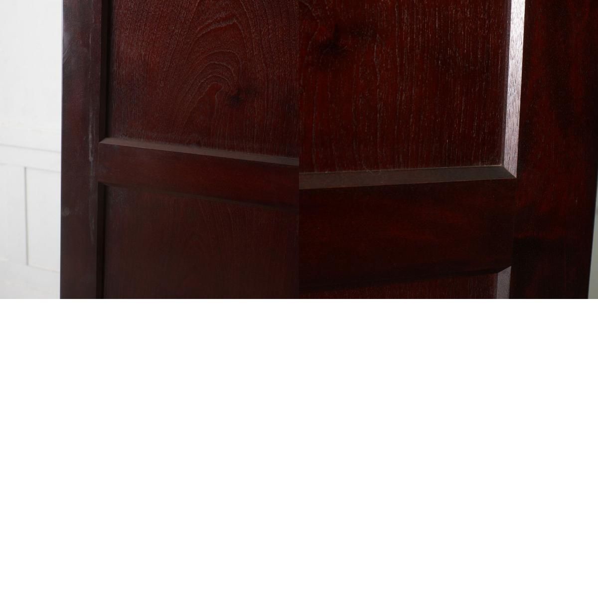 九州民芸家具 食器棚 水目桜 無垢材 カップボード 書棚 本棚 ガラス