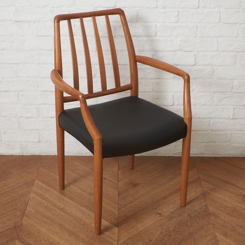 張替済 日進木工 GROW アームチェア Natural Brown ダイニングチェア