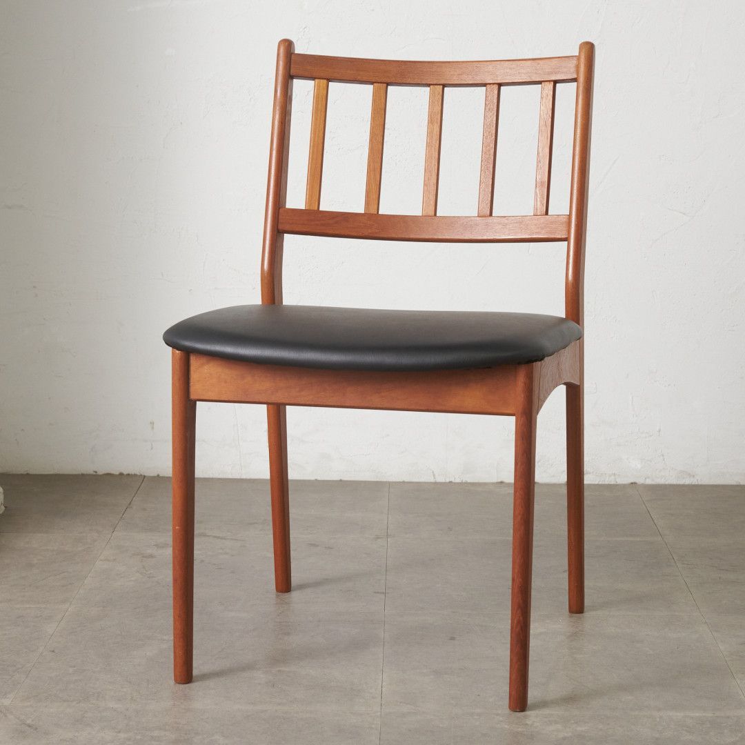 張替済 デンマーク ヴィンテージ ダイニングチェア 椅子 チーク 無垢材