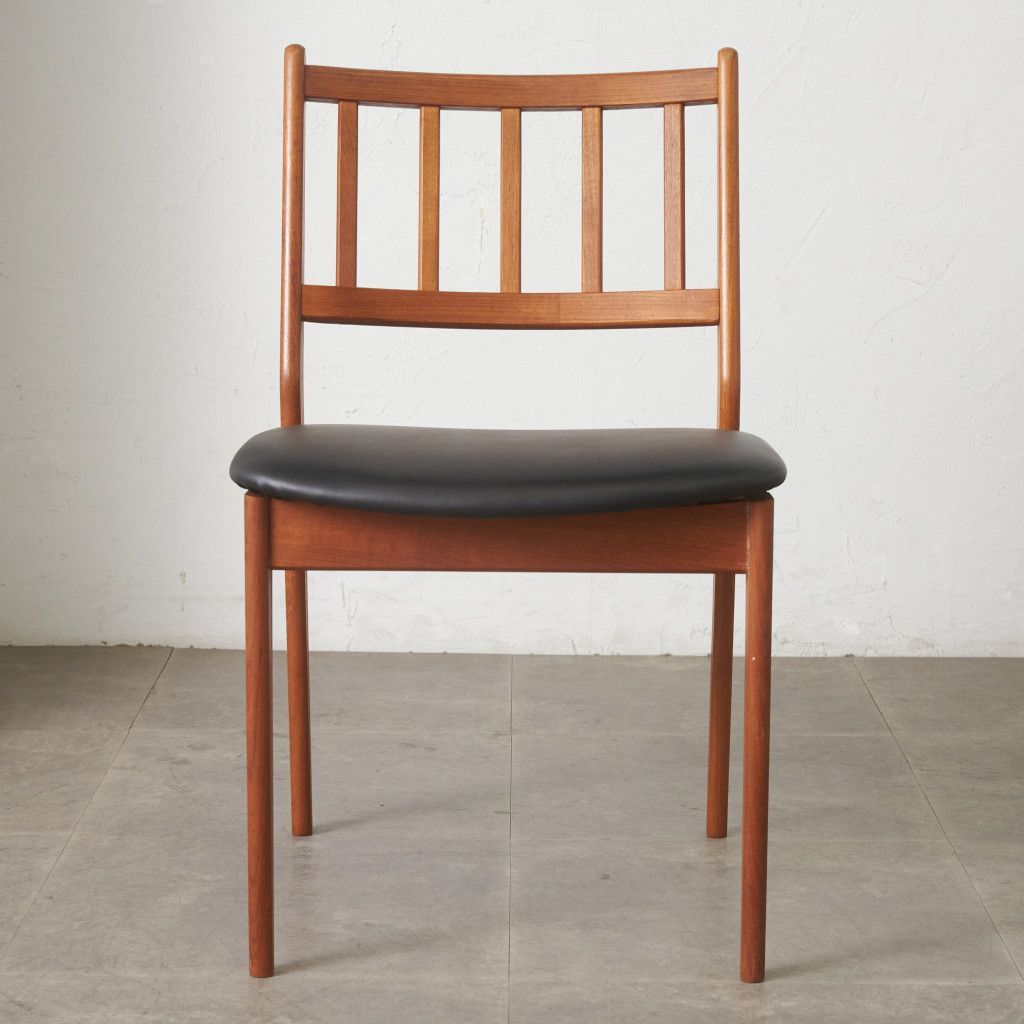 張替済 デンマーク ヴィンテージ ダイニングチェア 椅子 チーク 無垢材