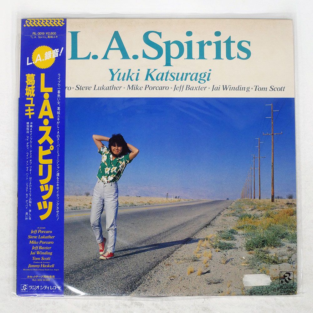 帯付き 国内盤 葛城ユキ/L.A. スピリッツ/RADIO CITY RL3019 LP - メルカリ