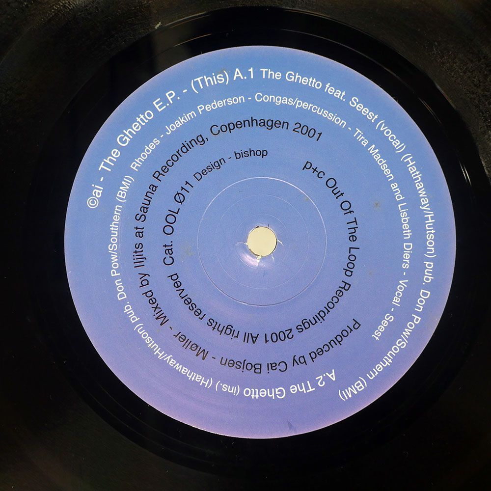英 UK盤 CAI BOJSEN-MLLER/GHETTO EP/OUT OF THE LOOP RECORDINGS