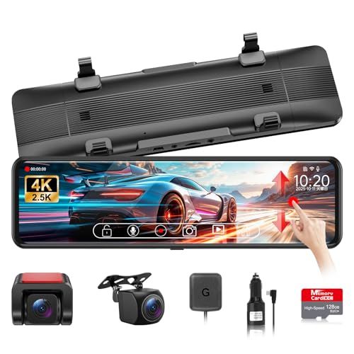 ◇【ミラー型ト?ラレコ】NZACEドライブレコーダー ミラー型 分離 前後