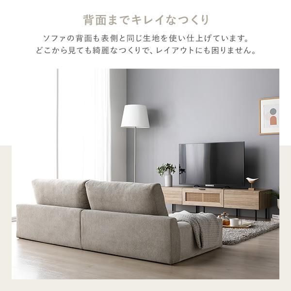 ローソファ フロアソファ 幅160cm ダークグレー 分割式 カバーリング