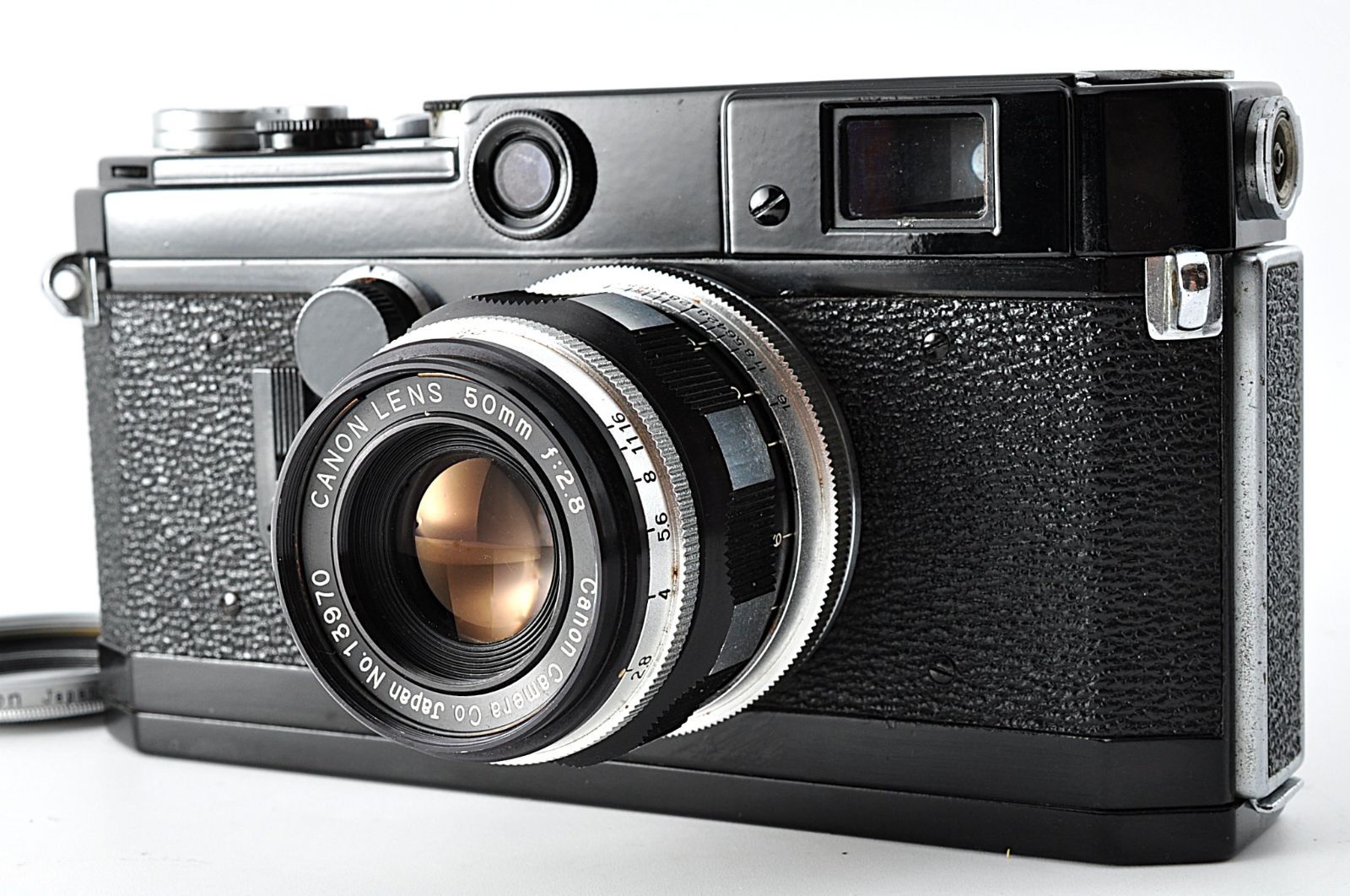 美品 保障付 動作確認済】Black Paint Canon VL Rangefinder + 50mm f2