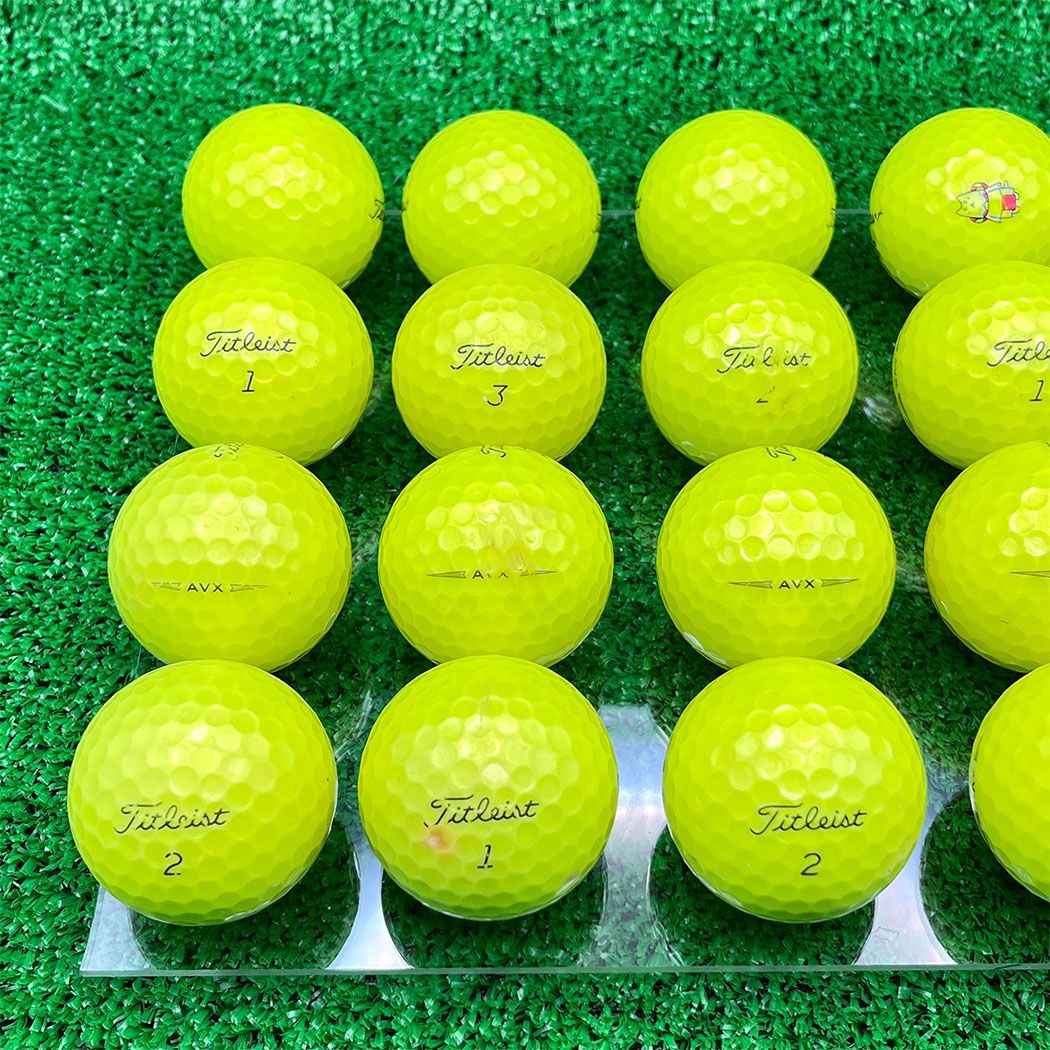 ロストボール タイトリスト AVX 20球 2020年モデル イエロー Cランク