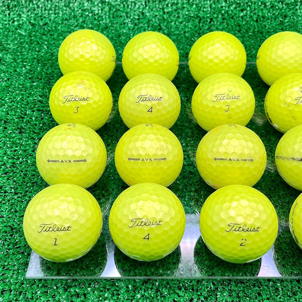 ロストボール タイトリスト AVX 20球 2022年モデル イエロー Cランク