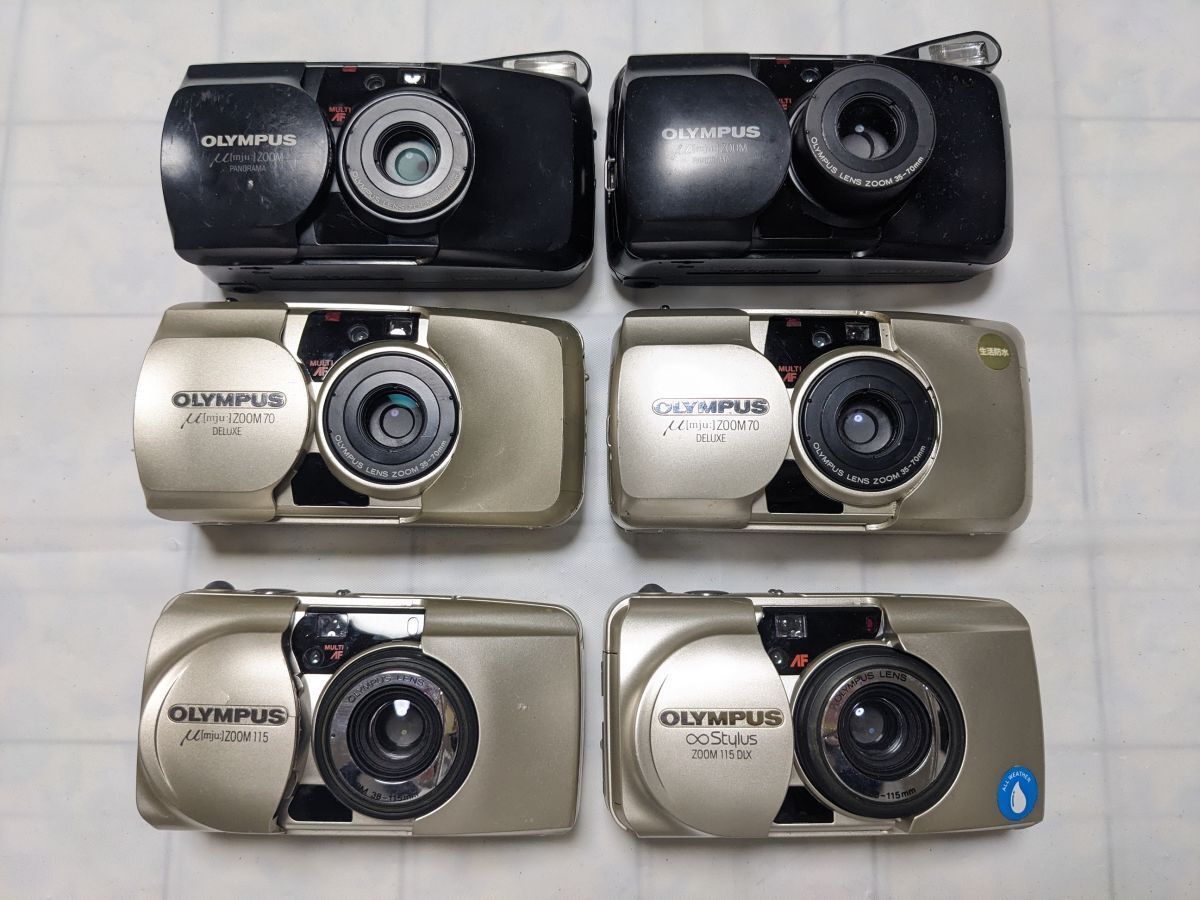 ☆6台まとめ / ジャンク☆ オリンパス Olympus μ[mju:] ZOOM PANORAMA