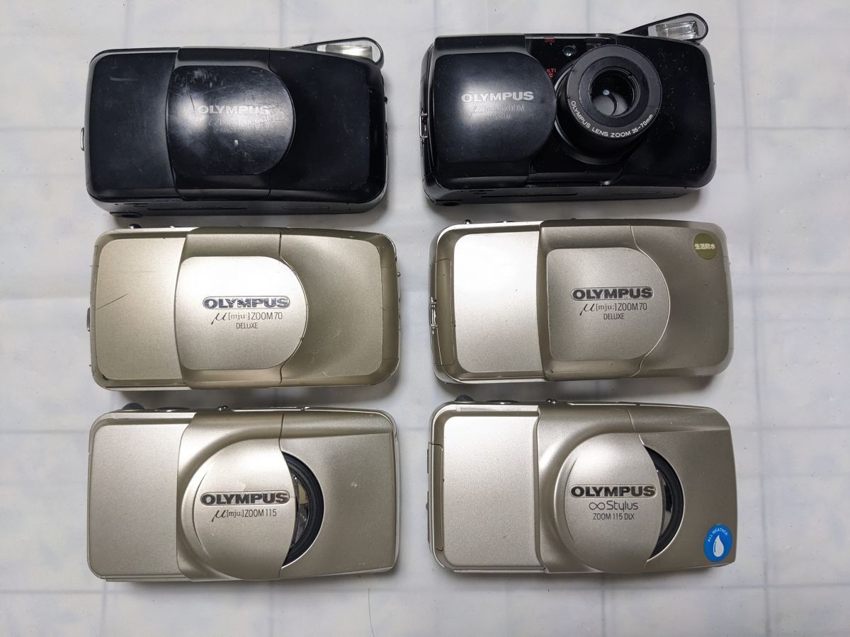 ☆6台まとめ / ジャンク☆ オリンパス Olympus μ[mju:] ZOOM PANORAMA