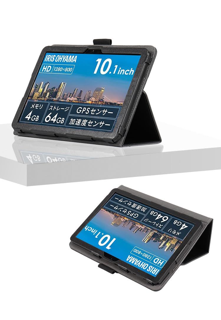 For LUCA IRIS OHYAMA TE10D2M64-V1Bケース10.1インチスタンド機能角度