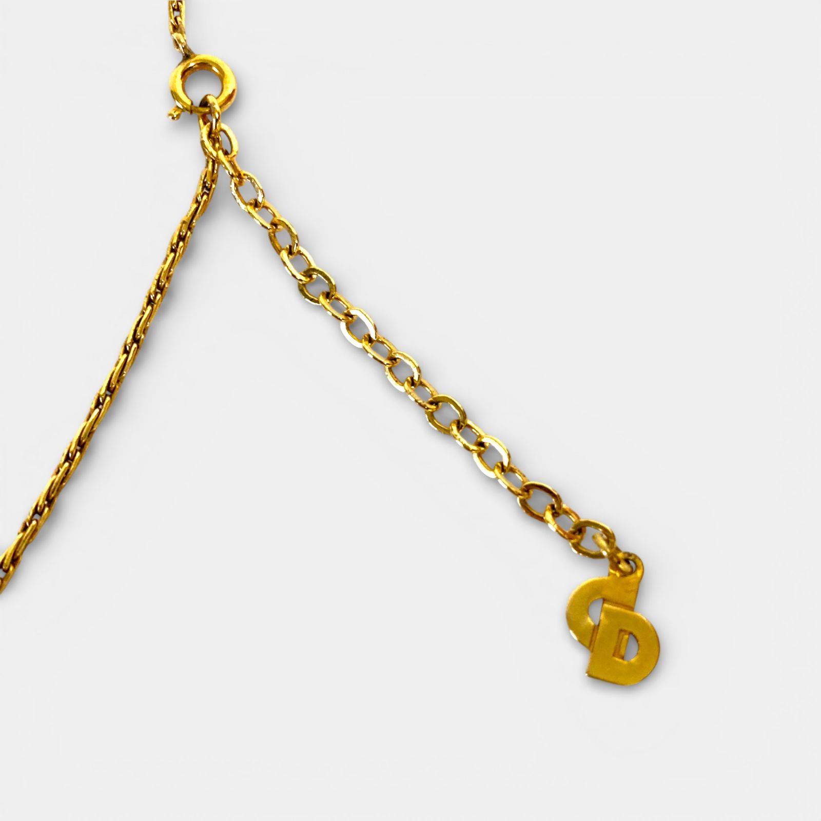 新品級/極美品】DIOR ディオール タツノオトシゴ ネックレス ゴールド 