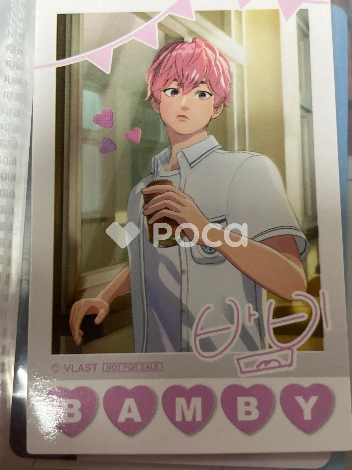 PLAVE バンビ ASTERUM : 134-1 PLAVE with animate cafe チェキ風