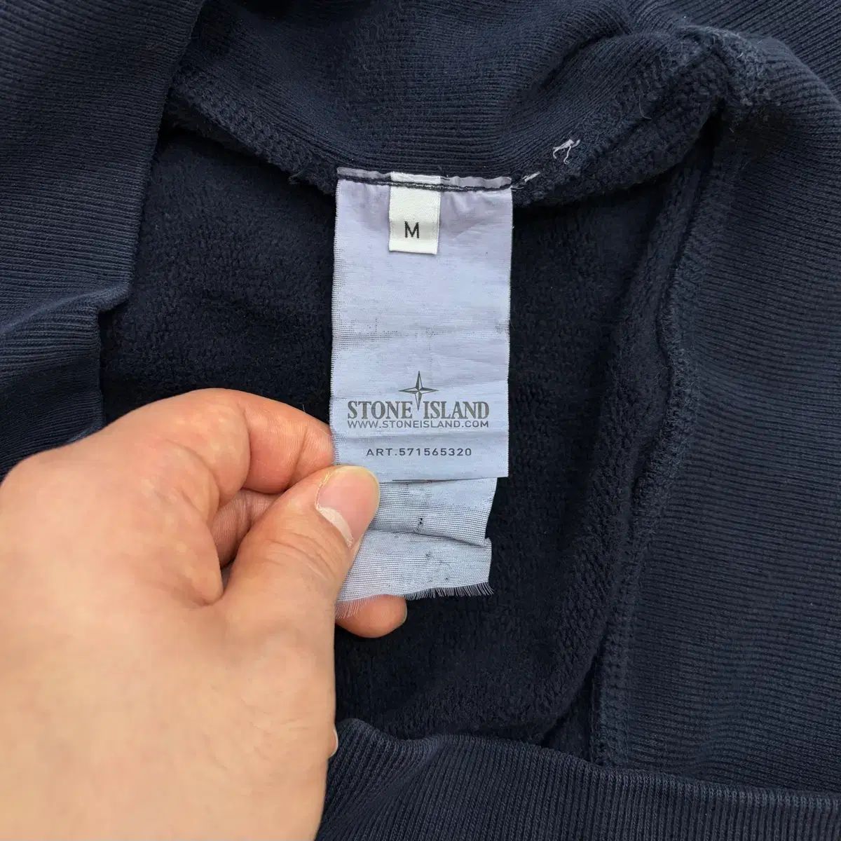 ストーンアイランド ワッペン ネイビー スウェット M - メルカリ