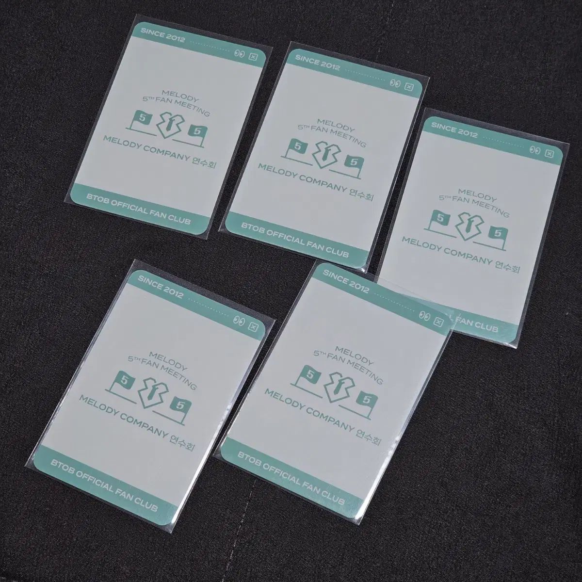 BTOB 5期ファンミーティング MD ユク・ソンジェ(YOOK SUNGJAE) トレカ