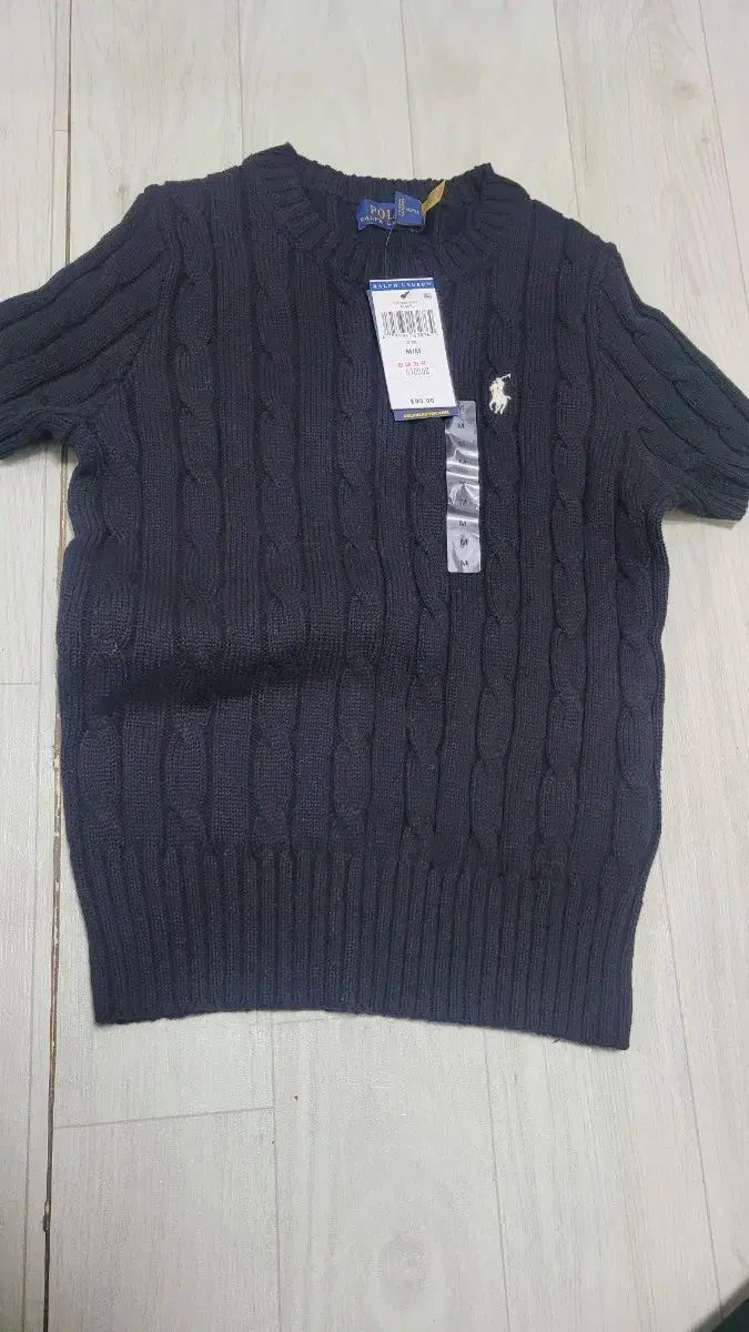 ポロ ラルフローレン ケーブル編み 半袖ニット新商品です。 伸縮性が