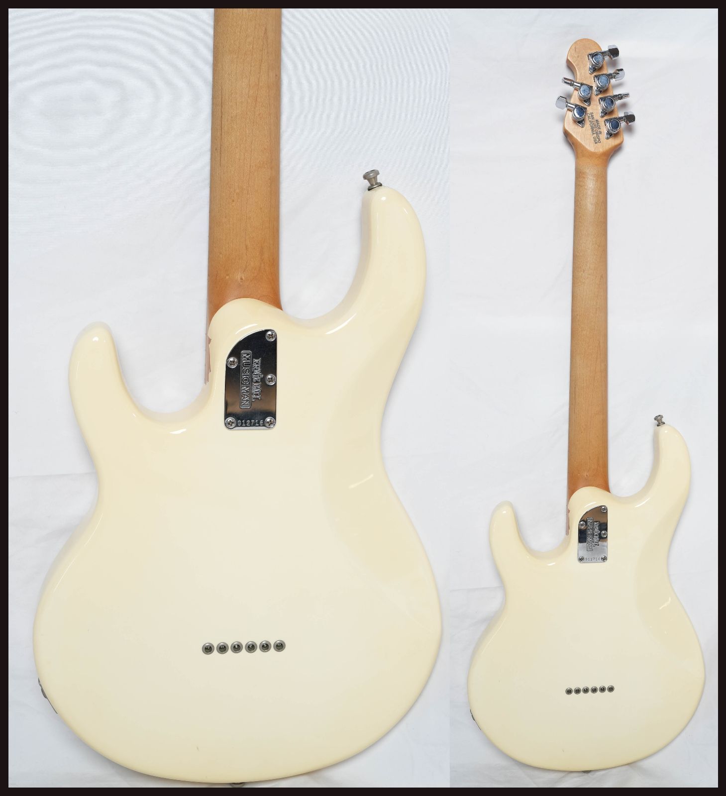 ☆MUSICMAN USA☆Silhouette WHITE HSH Hardtail 2000製 ハードケース