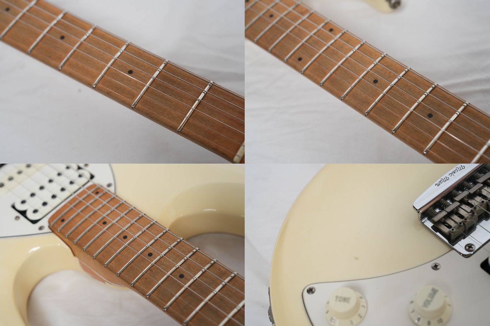 ☆MUSICMAN USA☆Silhouette WHITE HSH Hardtail 2000製 ハードケース