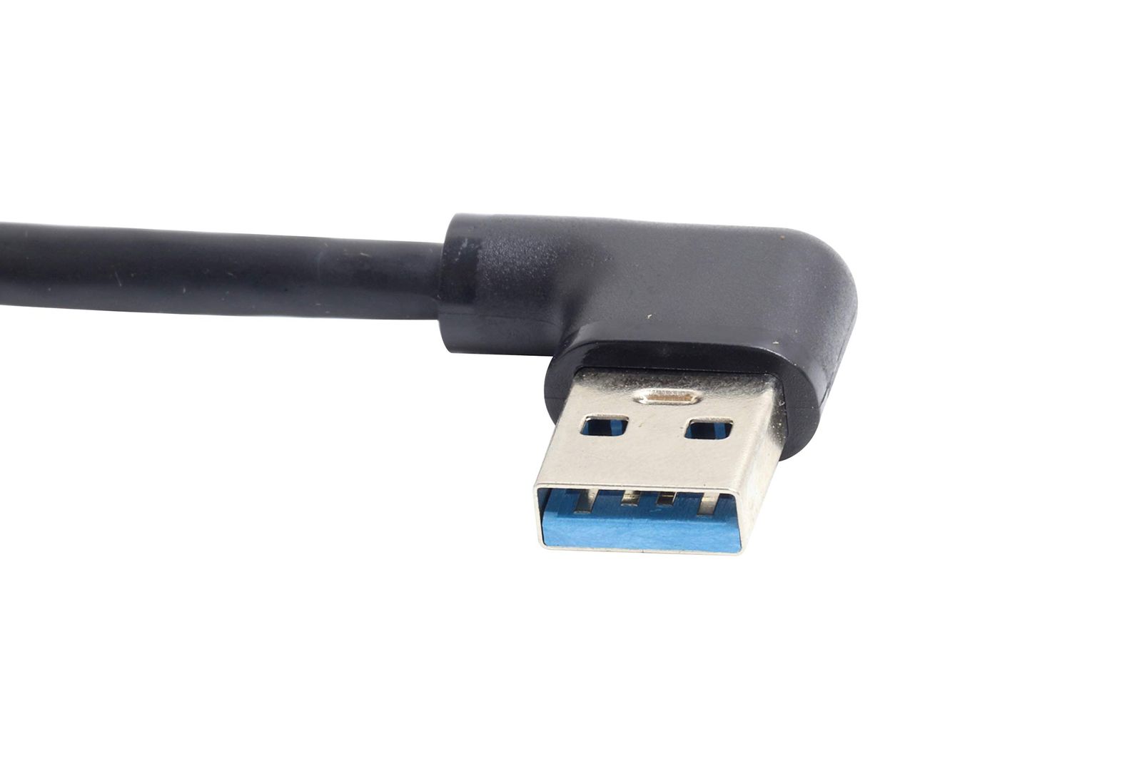 オーディオファン USB延長ケーブル L字 オス USB3.0 方向変換 Aタイプ