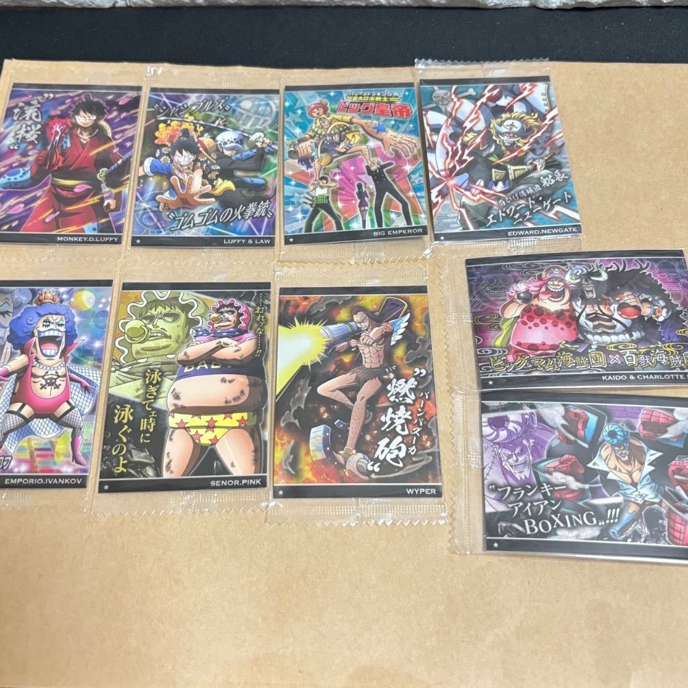 ワンピース ウエハースカード 9枚 - メルカリ