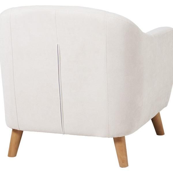  ソファ 1人掛け アイボリー 約幅70×奥行68×高さ60|73×座面高42|29cm 組立品 コンパクト コーナーカウチ 2人掛け 3人掛けソファ ソファ ソファベッド