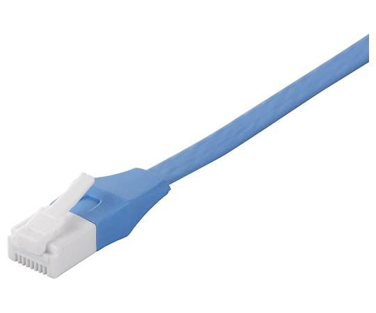 ＢＵＦＦＡＬＯ Ｃａｔ６Ａ ツメの折れないＬＡＮケーブル フラット ストレート ２０ｍ ブルー BSLS6AFU200BL