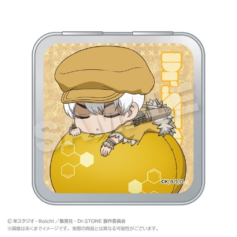 新品/公式】Dr.STONE_ふわみん缶ケース 西園寺羽京 公式グッズ