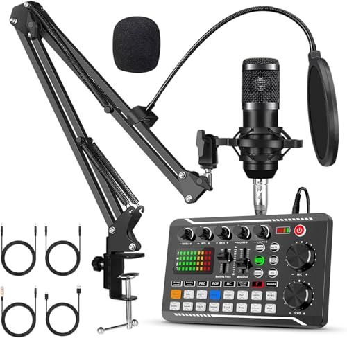 F998 ボイスチェンジャー カラオケセット家庭用 DJ ミキサー セット