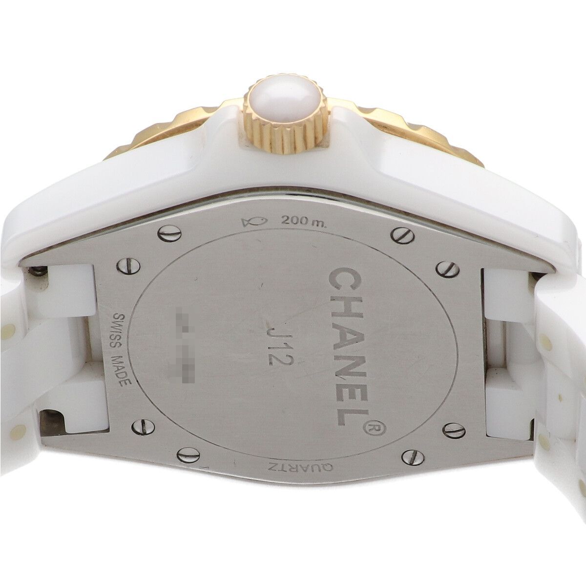 中古】 CHANEL シャネル J12 H2180 39mm 10PD ダイヤモンド K18PG