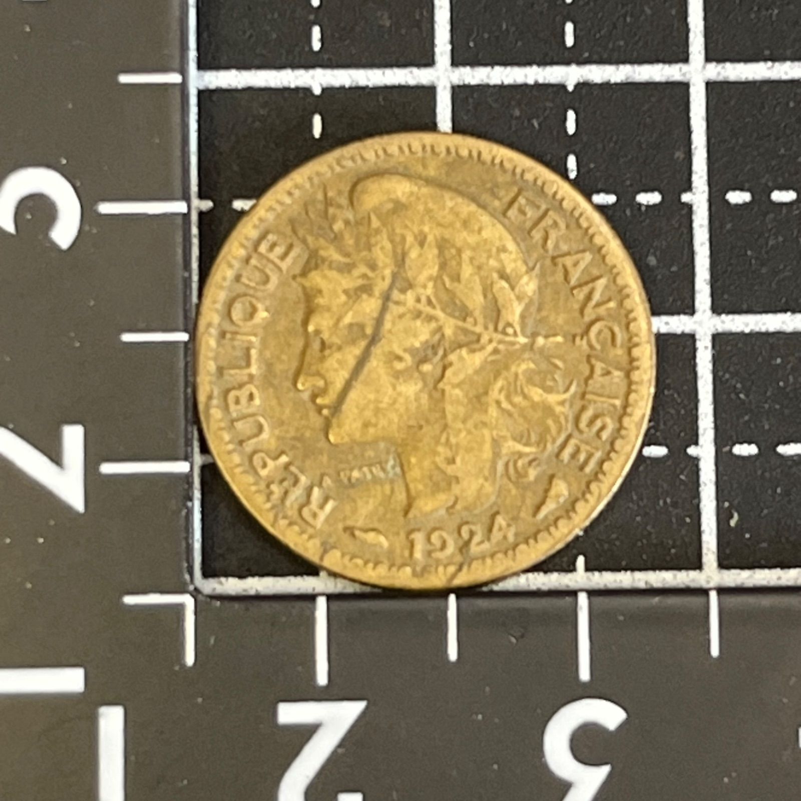 外国コイン】1924年 フランス委任統治領カメルーン 1フラン