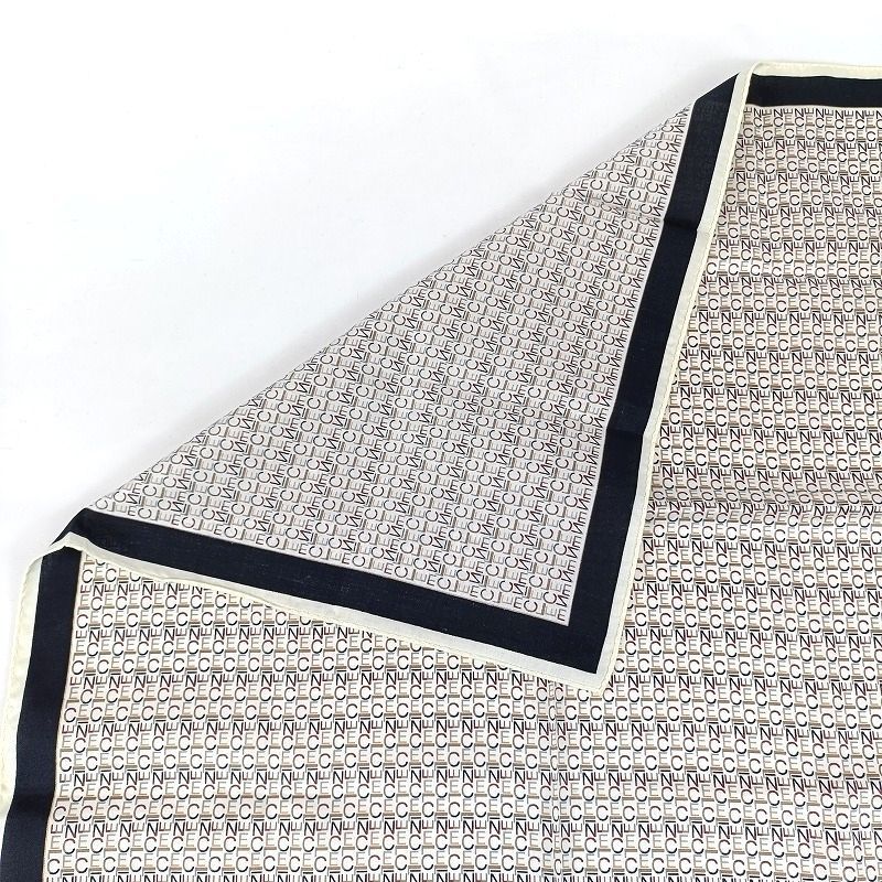 美品 CELINE セリーヌ ハンカチ ロゴ 総柄 ブランド メンズ レディース