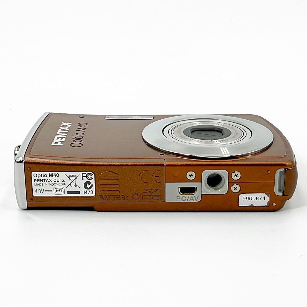 ペンタックス PENTAX Optio M40 ブラウン コンデジ カメラ 中古 - メルカリ