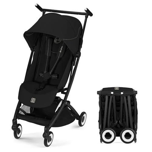 ◆CYBEX サイベックス 公式 リベル 2026 マジックブラックJP2 ウルトラコンパクト ベビーカー 6ヵ月～4歳頃まで使える 軽量 機内持ち込み 旅行 おでかけ 収納 オリジナルリフレクターバンド付き